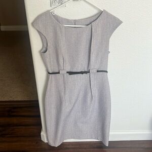 Beautiful belted dress.